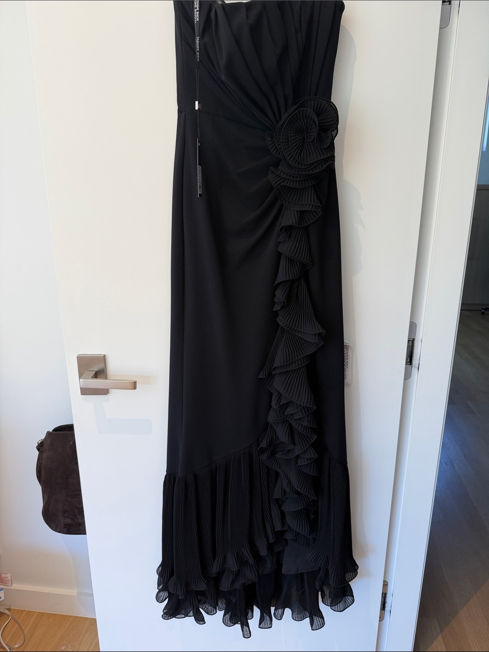 LEITH CASCADING RUFFLE GOWN - Picture 3 of 5
